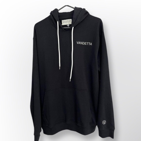 Vendetta Studios Women's Embroidered Black Patchwork Stars NWOT Size Medium - Picture 2 of 7